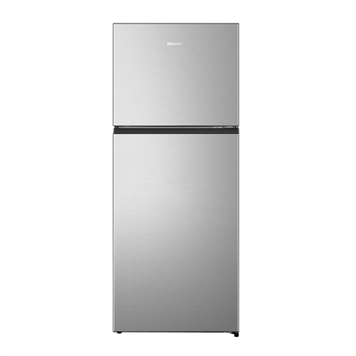 Hisense-Double Door Refrigerator Inverter 375L-Inox Color