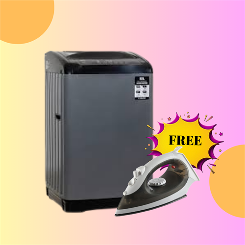 SGL 6.5KG TOP LOADING WASHING MACHINE + FREE STEAM IRON