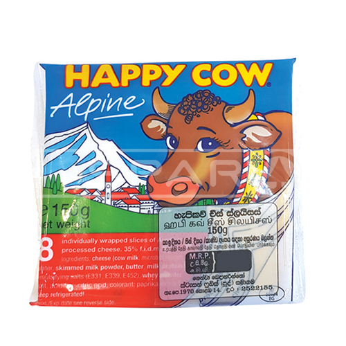 HAPPY COW Alpine Slices 8s, 150g