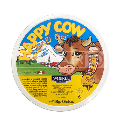 HAPPY COW Cheese Portion Round Box,120g