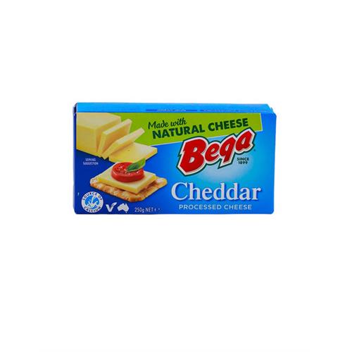 BEGA Cheddar Processed Cheese, 250g