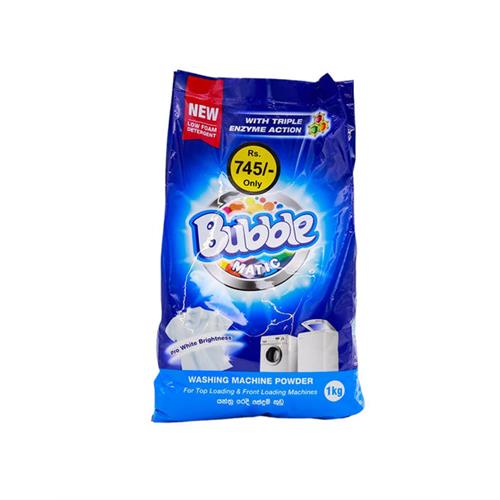 BUBBLE Matic Detergent Powder, 1kg