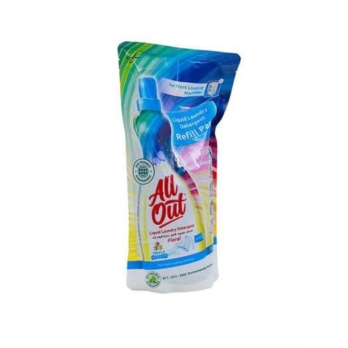 ALL OUT Liquid Laundry Detergent Refill Pack F\/Load, 1l