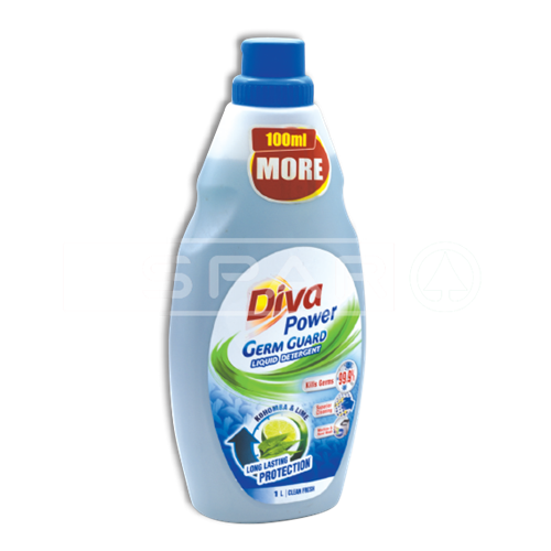 DIVA Power Germ Guard Liquid Detergent, 1l