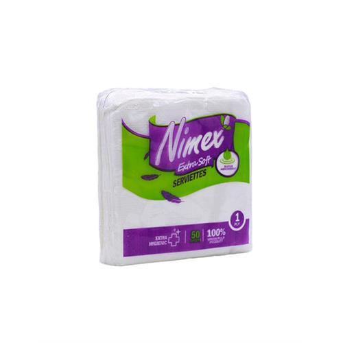 NIMEX Paper Serviettes 2ply, 50s