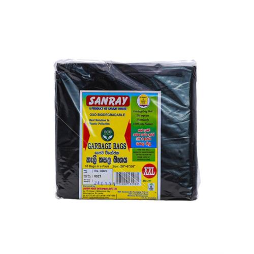 SANRAY Garbage Bags, Extra Extra Large, 10's