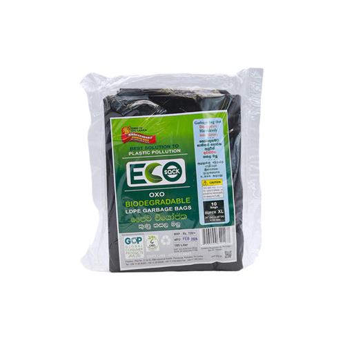 ECO SACK Extra Large Black Garbage Bags, 30*36