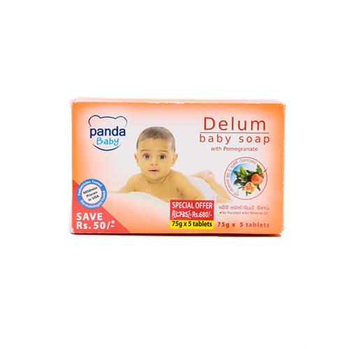 NATURE'S SECRETS Panda Baby Soap Delum 5*75g