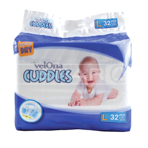 VELONA CUDDLES Baby Diaper (L), 32s