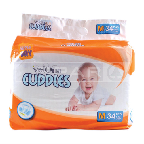 VELONA CUDDLES Baby Diaper (M), 34s
