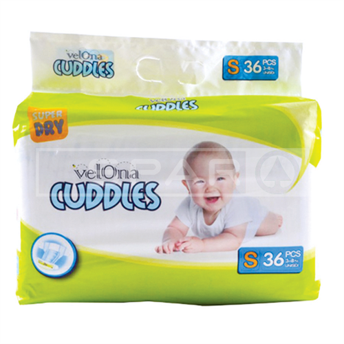 VELONA CUDDLES Baby Diaper (S), 36s