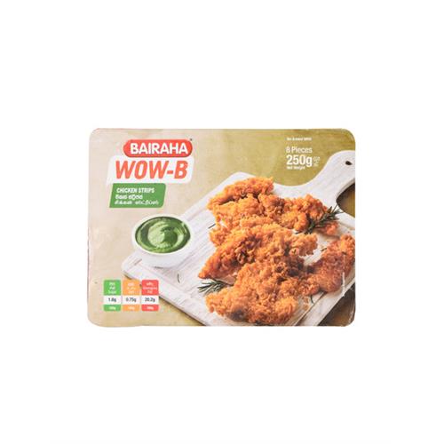 BAIRAHA Wow B Chicken Cryspy Strips, 250g