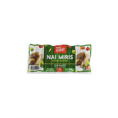 KEELLS Krest Nai Miris Chicken Sausages, 500g