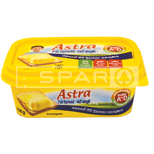 Astra Fat Spread Square Tub, 100g