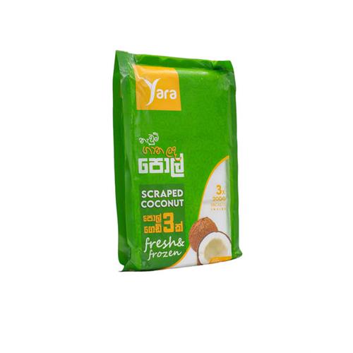 YARA Frozen Grated Coconut, 600g