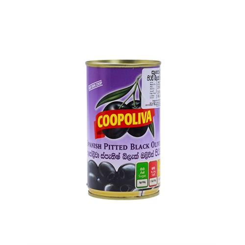 COOPOLIVA Spanish Black Olives Pitted, 350g