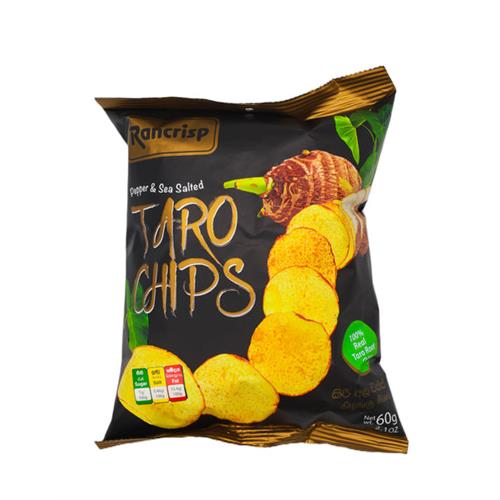 RANCRISP Taro Chips Pepper 0026 Sea Salted, 60g