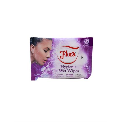 FLORA Hygienic Wet Wipes, 10s