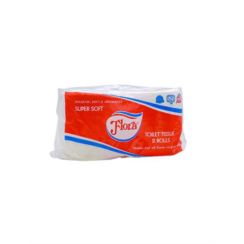 FLORA Toilet Rolls 2ply Twin, 133g