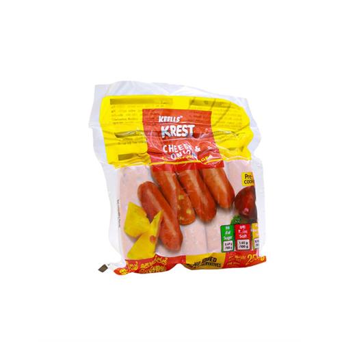 KEELLS Chicken Sausages Cheese 0026 Onion, 250g