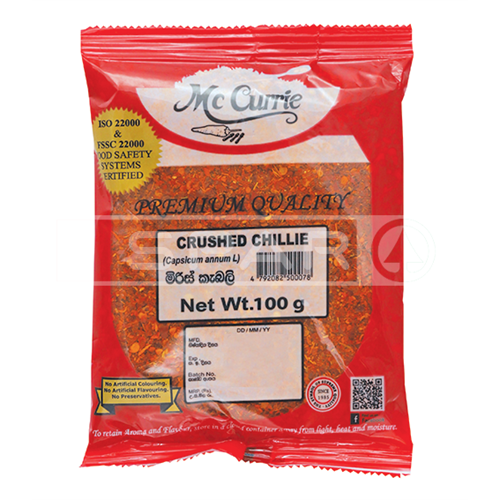 MC CURRIE Crushed Chillie, 100g