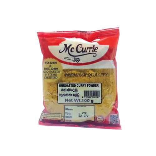 MC CURRIE Unroasted Curry Powder, 100g