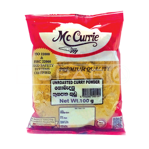 MC CURRIE Unroasted Curry Powder, 100g