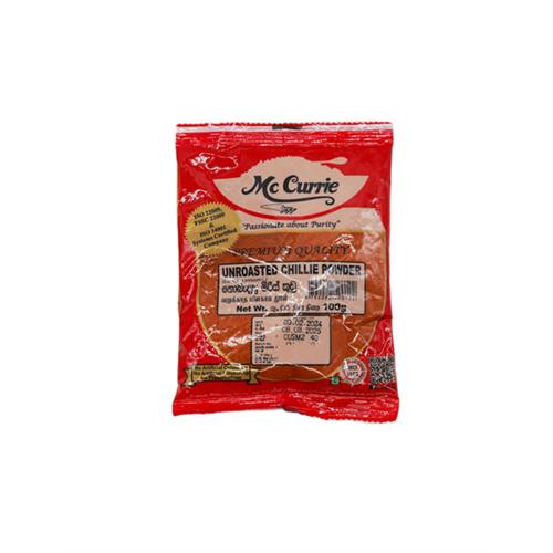 MC CURRIE Unroasted Chillie Powder, 100g