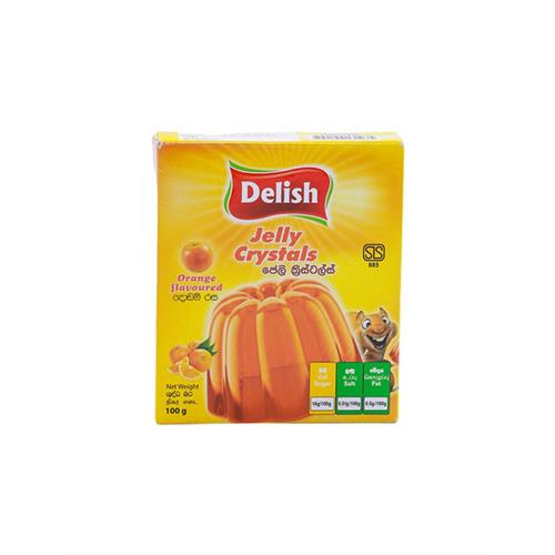 DELISH Jelly Crystal Orange, 100g