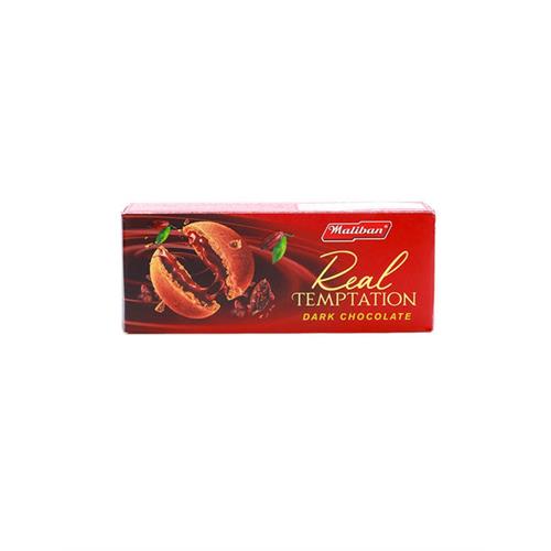 MALIBAN Biscuit Real Temptation Dark Chocolate, 90g