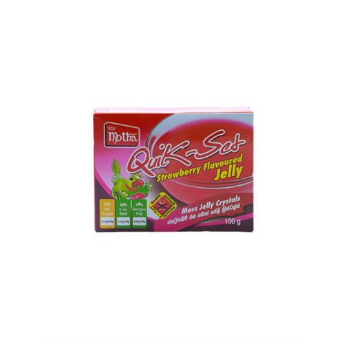 MOTHA Quick Set Jelly Strawberry, 100g