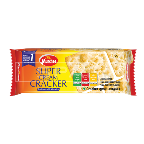 MUNCHEE Super Cream Cracker, 190g