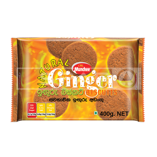 MUNCHEE Biscuit Ginger, 400g