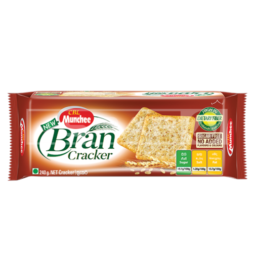 MUNCHEE Bran Cracker, 240g