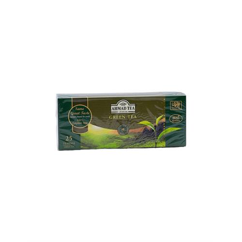 AHMAD TEA 25's Tea Bags Green Tea, 50g