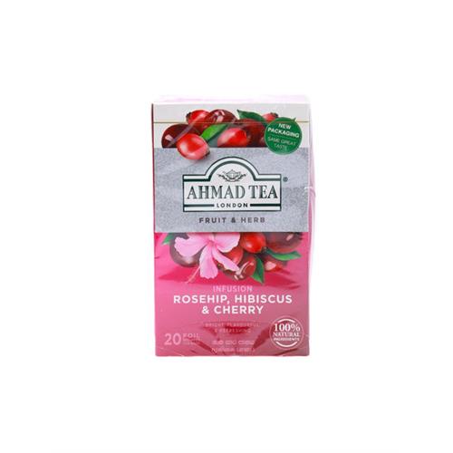 AHMAD Tea Rosehip Hibiscus Cherry 20 foil, 40g