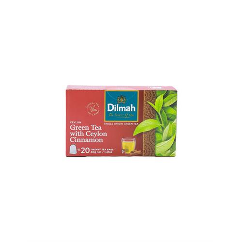 DILMAH Green Tea With Cinnamon, 20's 40g