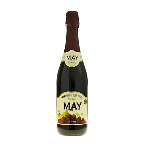 MAY Sparkling Fruit Juice Red Grape, 750ml