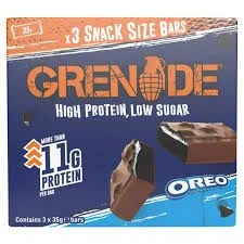 Grenade Snack Size Bars Oreo 3x 35g