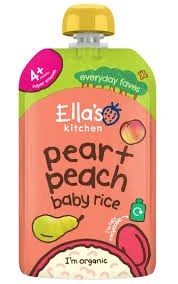 Ellas Kitchen Apricott Banana Baby Rice 4+ Months 120g