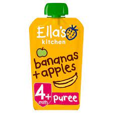 Ellas Kitchen Bananas + Apples 120g