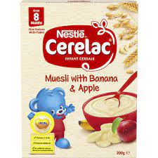 Nestle Cerelac From 6 Months Multigrain with Banana & Apple Infant Cereals From UK