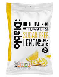 Diablo Sugar Free Lemon & Cream sweet 75g