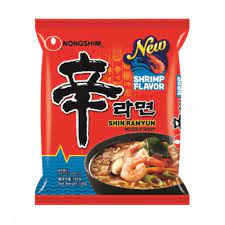 Shin Ramyun Noodles Soup Shrimp Flavor 120g