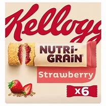 Kelloggs Nutri Grain Strawberry 6 Bar 222g