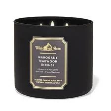 White Barn Mahogany Teakwood High Intensity Scented Candle 411g