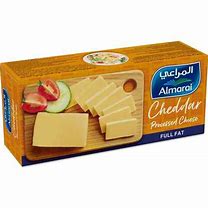 Almarai Cheddar Processed Cheese Block 454g