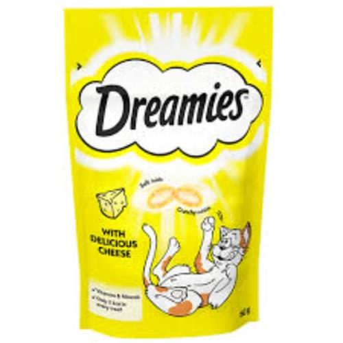 Dreamies With Delicious Cheese Cat Treats 60g