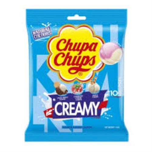 Chupa Chups Creamy (3 Flavoured) 10 Lollipops 95g