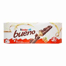 Kinder Bueno White Milk And Hazelnuts 8 Twin Bars